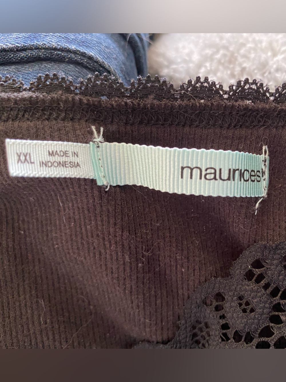 Maurices Black Lace-Trim Camisole XXL - Picture 5 of 5